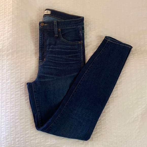 Madewell 10 inch High Rise Skinny Jeans, Hayes Wash, size 29 - Picture 9 of 9